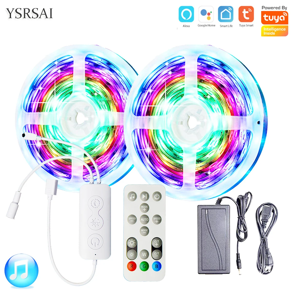 Wi Fi подключенная вращающаяся лента Светодиодная RGB 5050 2811IC светильник музыкальная