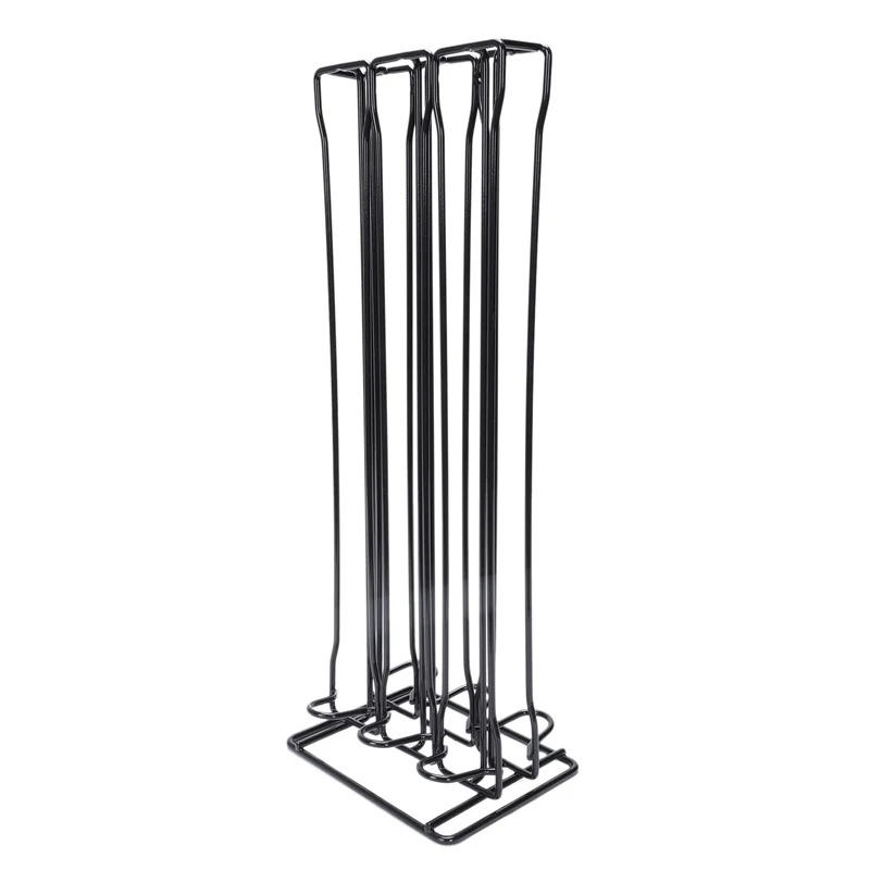 1Pc Coffee Pod Holder Stand Capsule Rack For Nespresso 60 Capsules Black Plastic Spray Treatment | Дом и сад