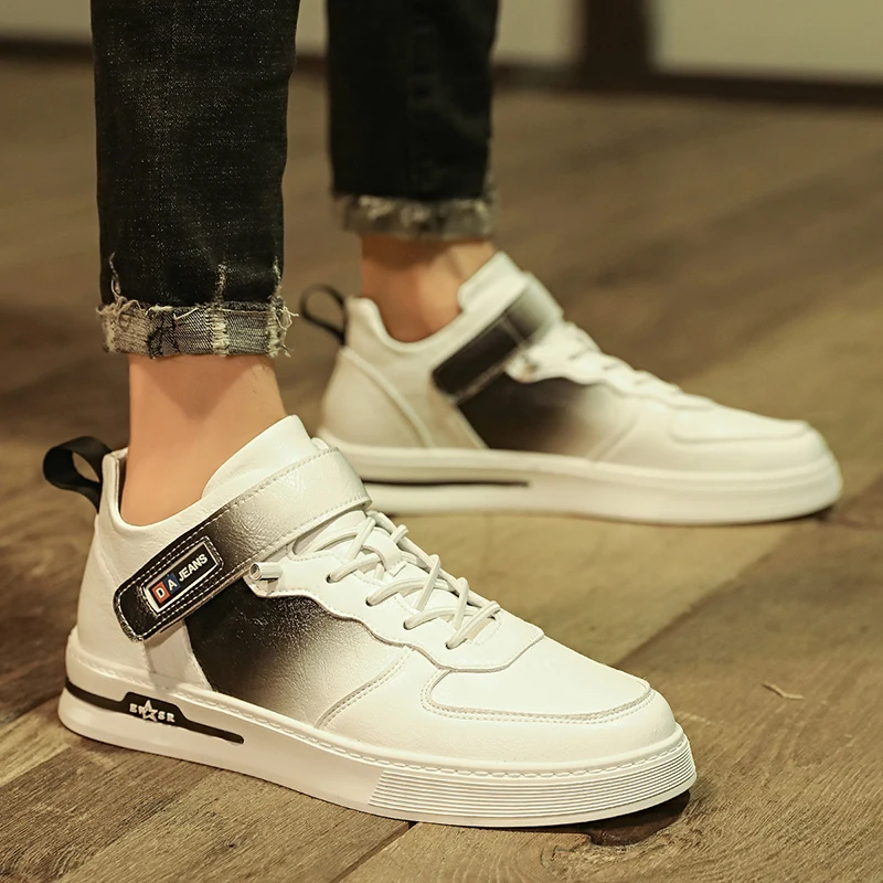 Beli Keluaran Baru Sepatu Kasual Anak Laki-laki Muda Alas Kaki Fashion Pria Sepatu Flat Kasual Pria Fashion Sepatu Sneakers Nyaman Pria