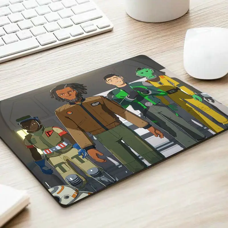 

Beautiful Anime Disney Star Wars Resistance Computer Gaming Mousemats Smooth Writing Pad Desktops Mate gaming mouse pad