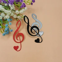 musical note clear stamps and dies corte morre for scrapbooking diy photo album paper card making decorative craft cutting dies