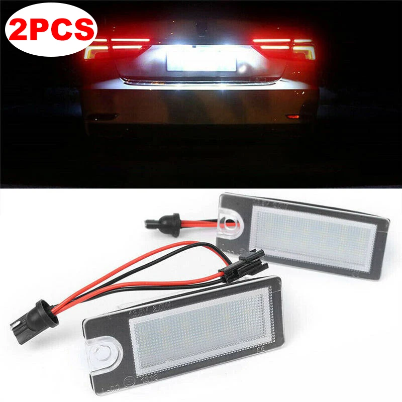 

2pcs Car LED License Number Plate Light for Volvo V70 CX70 S60 S80 XC90