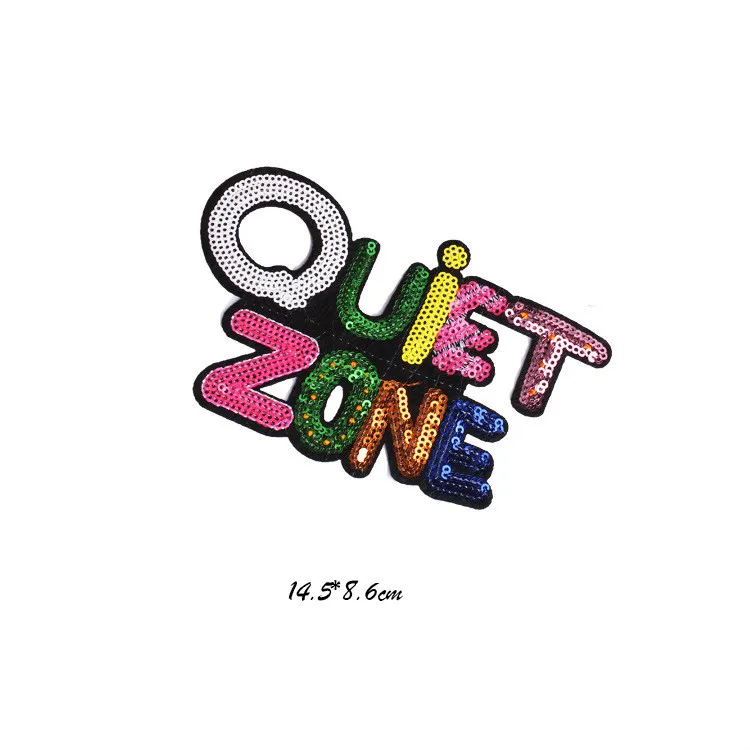 Розовая помада буква блестки аппликация наклеиваемая утюгом значки украшения