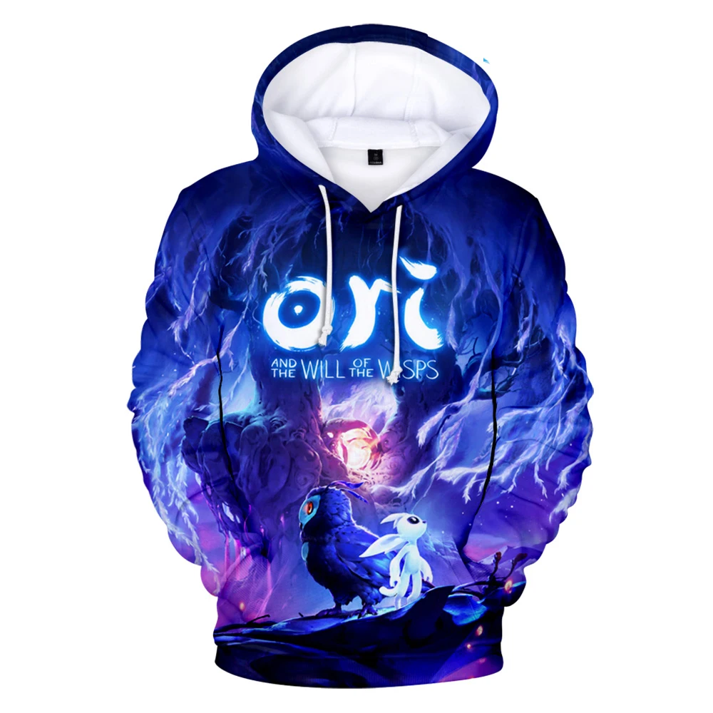 

Ori and The Will of The Wisps Hoodies Sweatshirts Anime Oversized Pullovers Fashion 3D Autumn Winter Men Women Kids Clothing