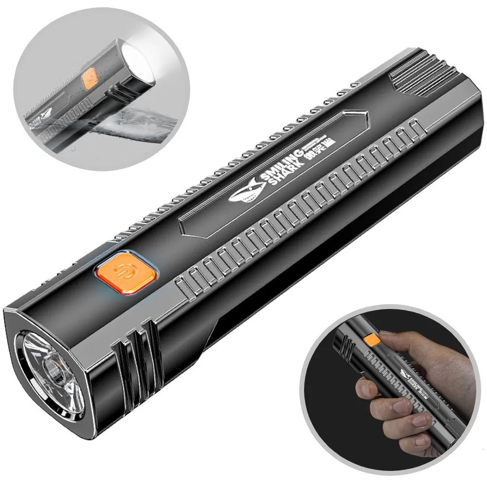 

LED Camping Portable Lamp Strong Light Mini Portable EDC Rechargeable Flashlight Waterproof Spotlight Torch Tactical Flashlight