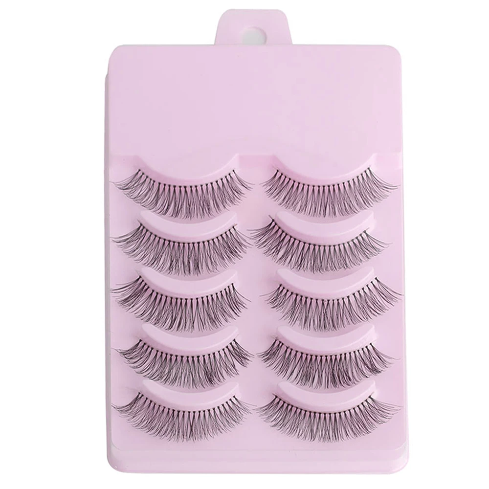 5Pair SKONHED, 5 пар, 3D накладные ресницы из искусственного меха норки, накладные ресницы, полные полоски, удлинение, пушистые, Think Lashes, натуральный макияж для глаз, 8 видов стилей - Цвет: 5Pair