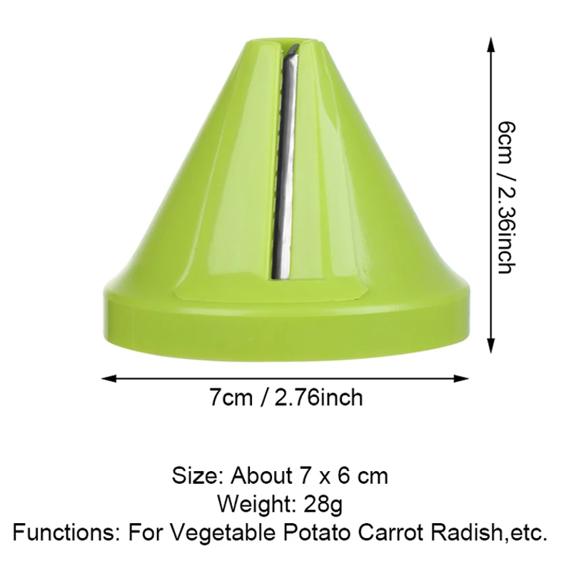 Вращающийся измельчитель терка спиральная Овощечистка ручной
