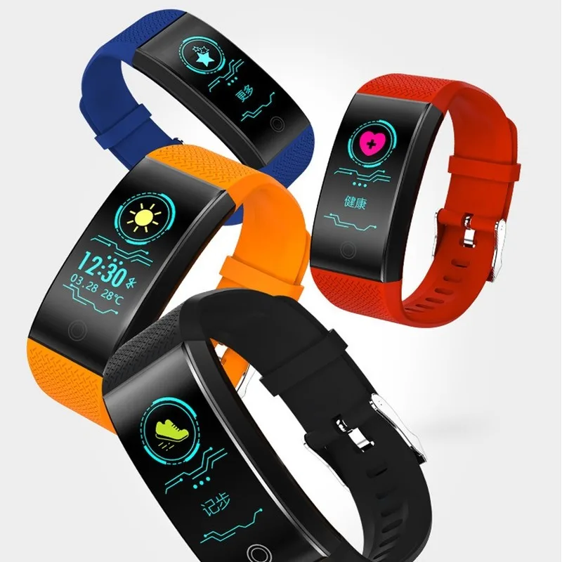 Смарт часы электронные смарт силиконовый ремешок спортивные квадратный Шагомер