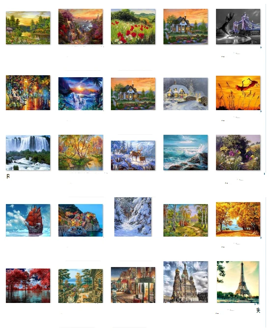 

scenery 3 cross stitch kit people 18ct 14ct UNprinting11ct count print canvas stitches embroidery DIY handmade needlework