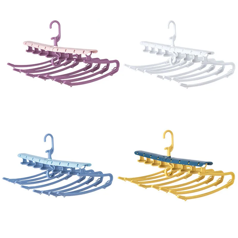 

Hanger Foldable Plastic Pants Racks Trousers Hanger Clothing Storage