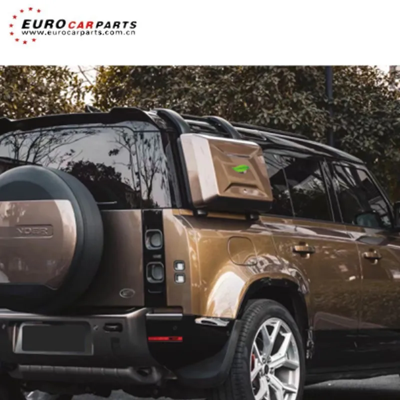 

High quality defender 110 carbon and Abs trunk boot luggage carrier upgrade 2020year tool case side tool box