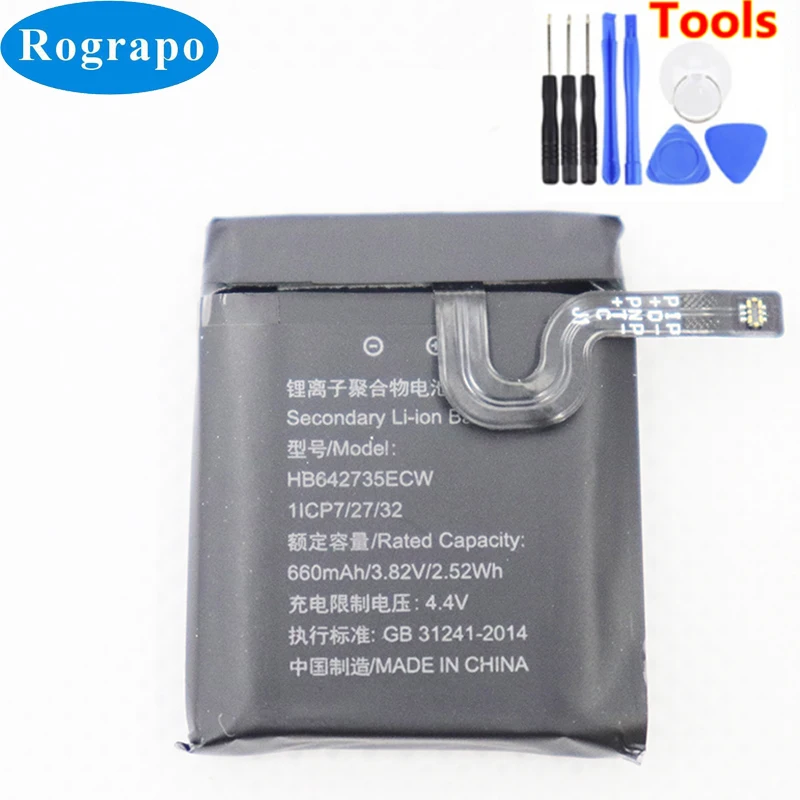 

New HB642735ECW Battery For Huawei 3Pro, 3S,3X, Honor K2 Kids Accumulator 3.85V 660mAh Full Replacement Batterie +tools