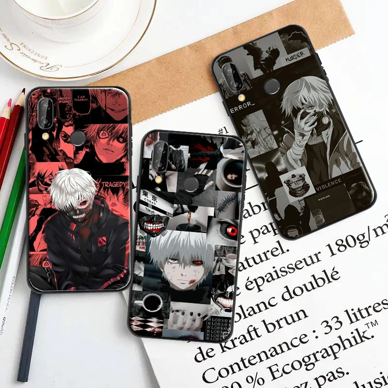

Japanese Anime Tokyo Ghoul Japan Suave TPU Phone Case For Huawei P Smart Z 2019 2021 P20 P30 Pro P40 P40 Lite Pro Back Fundas