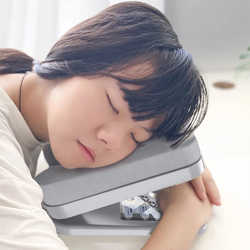 

Sleeping Pillow Adults Kids Folding Portable Pillows Classroom Office Desktop Libraries Travel Home Lunch Break Supplies