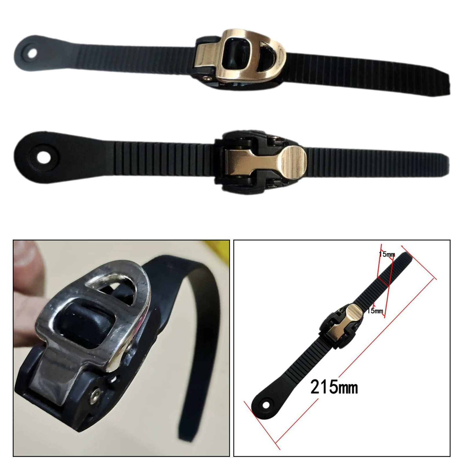 

Universal Inline Roller Skate Shoe Energy Strap Belt with Clamp Tight Belt