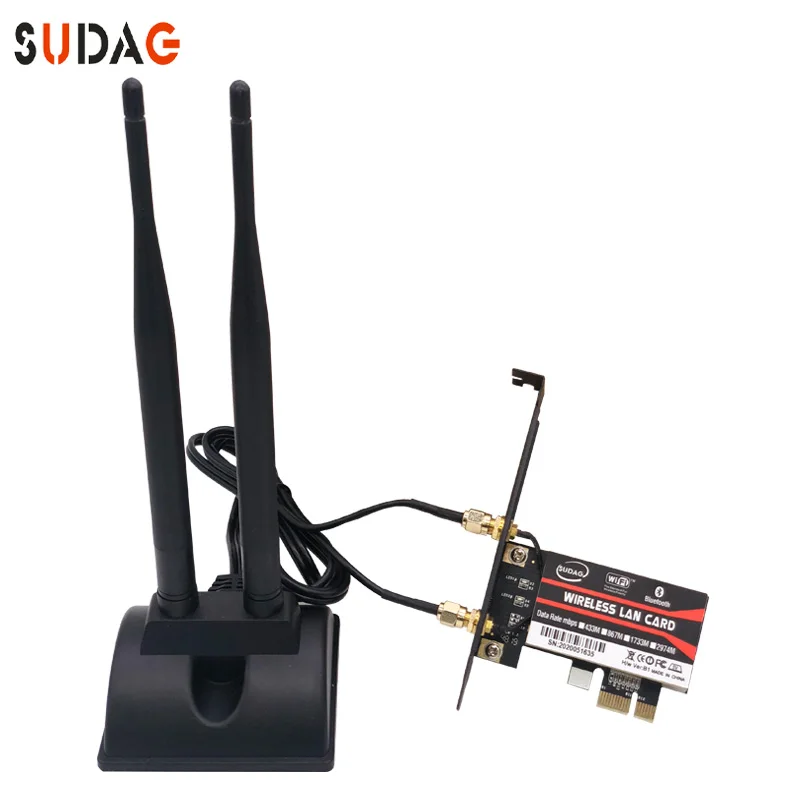 Wi Fi адаптер 802.11AC PCI E для Intel 8260AC 8260NGW 867 Мбит/с Bluetooth 4 2|Сетевые карты| |