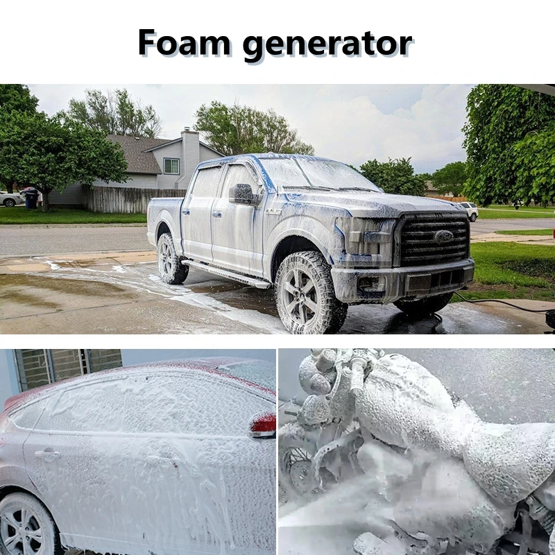 

High Pressure Foam Generator Car Wash Water Gun Foam Pot Corrosion Resistant Dry Cleaning Tornador Snow Foam Spray Car Cleaning