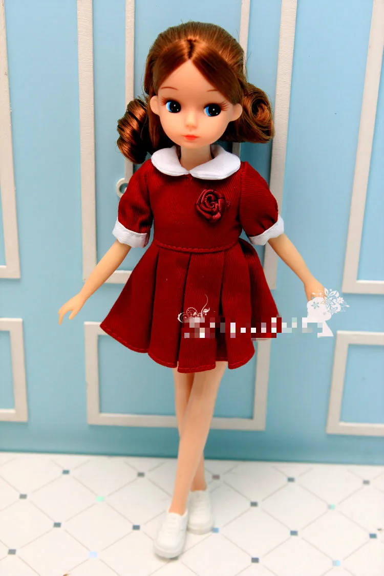 

23cm Licca Lica Doll Simulation Doll Princess Lijia Girls Toy Blyth Little Doll Gift Baby Doll Toy