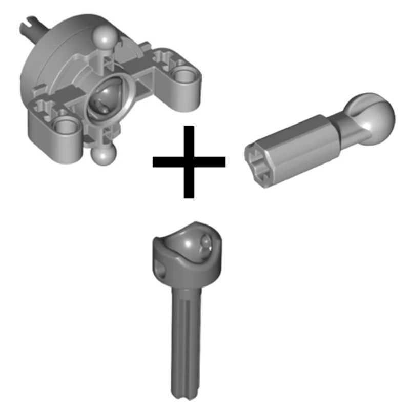 

technology building block MOC automobile parts suspension drive axle new universal joint connector 52730 + 52731 + 46490