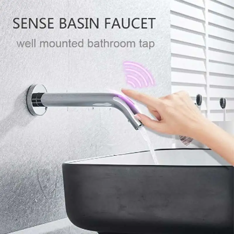 Кран для раковины с датчиком Автоматический Инфракрасный кран ванной комнаты