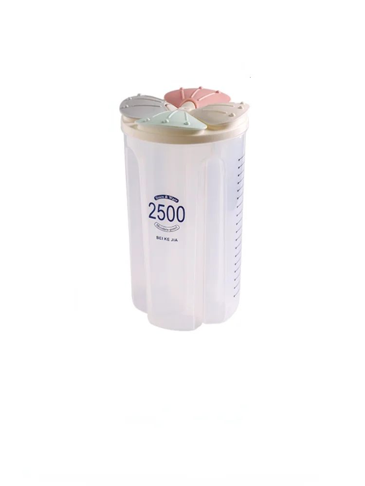 

Контейнер для хранения зерна, пищевой контейнер, герметичный Кухонный Контейнер для хранения зерен, квадратная прозрачная банка для хранен...