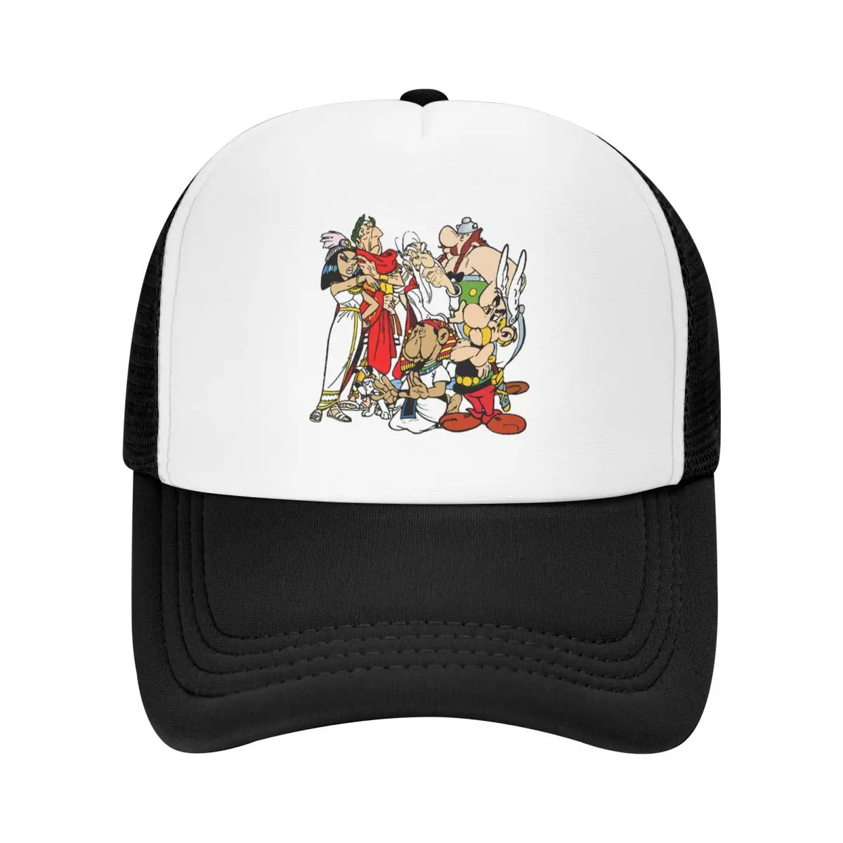 

Бейсболка Клеопатра, сетчатая шляпа со стильными комиксами Asterix Obelix Humor, для мужчин и женщин