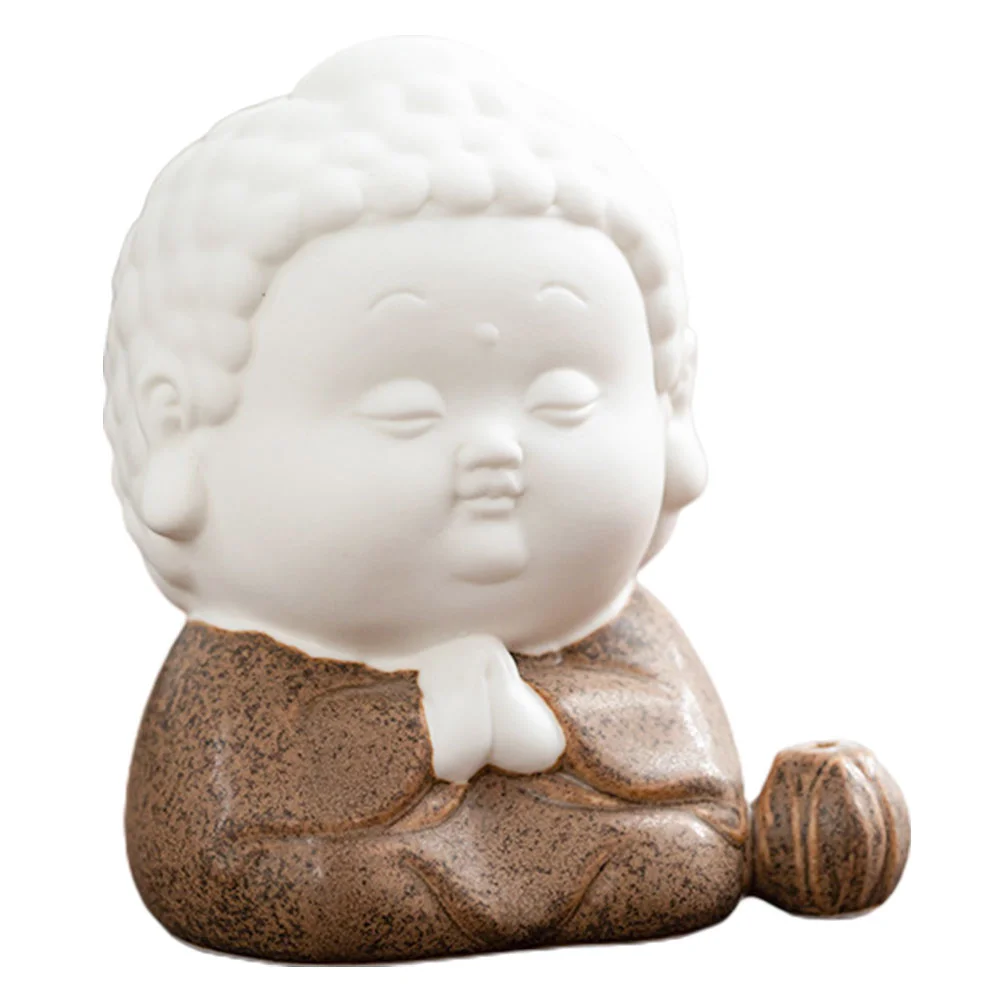 

1Pc Fashion Monk Incense Holder Decorative Joss-stick Inserted Censer Decor