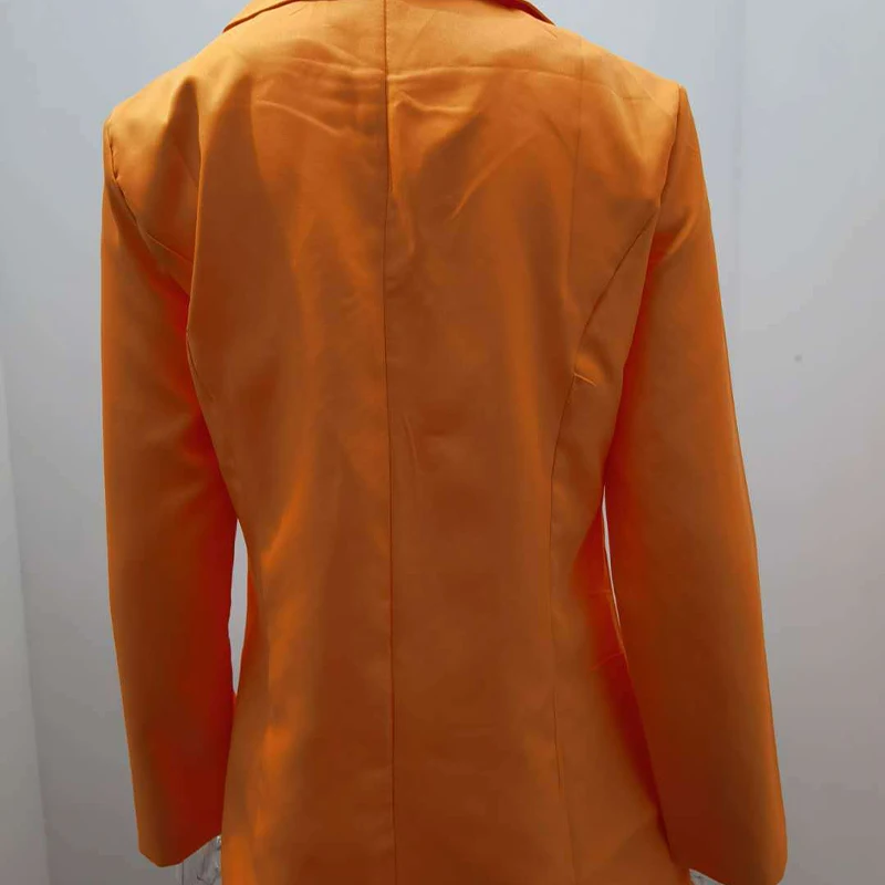 Женский блейзер OEIN однотонная куртка большого размера с длинным рукавом