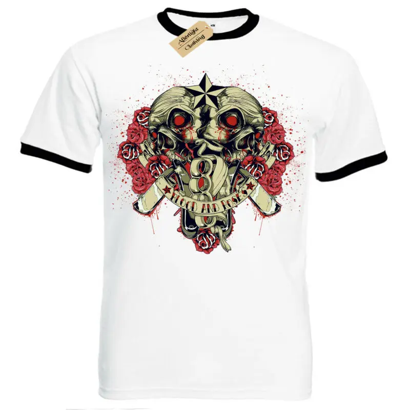 Футболка Blut und Rosen Totenkopf Herren Ringer | Мужская одежда