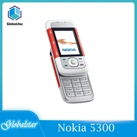 Nokia 5300 refurbished Original 5300 Unlocked GSM 900 1800 1900 Mobile Phone Support English Russian Arabic Hebrew keyboard