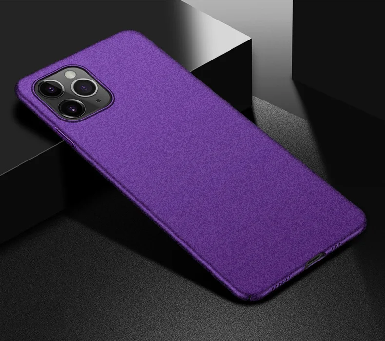 Для Iphone/11 11 Pro Max тонкий Песчаник жесткий-бампер для мобильного телефона чехол для Iphone XS Max XR X XS 8, 7, 6, 6S PLUS, полное покрытие матовый чехол