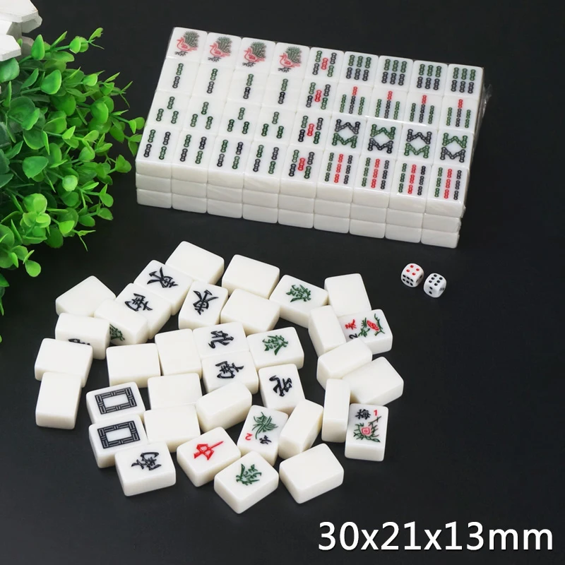 Лидер продаж Набор для игры в маджонг 30 мм высокое качество домашних матчах 144 шт.