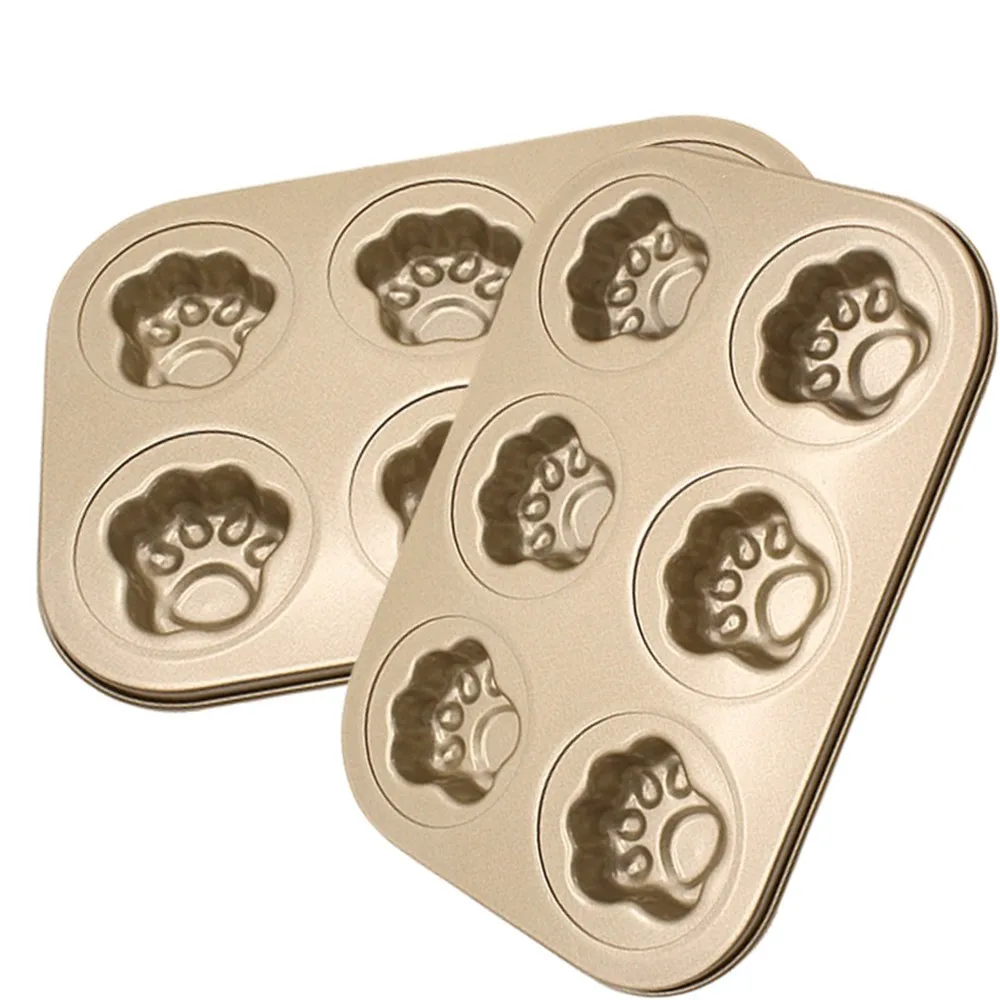 Антипригарные формы для печения кошачьи лапы из углеродистой стали печенья 6