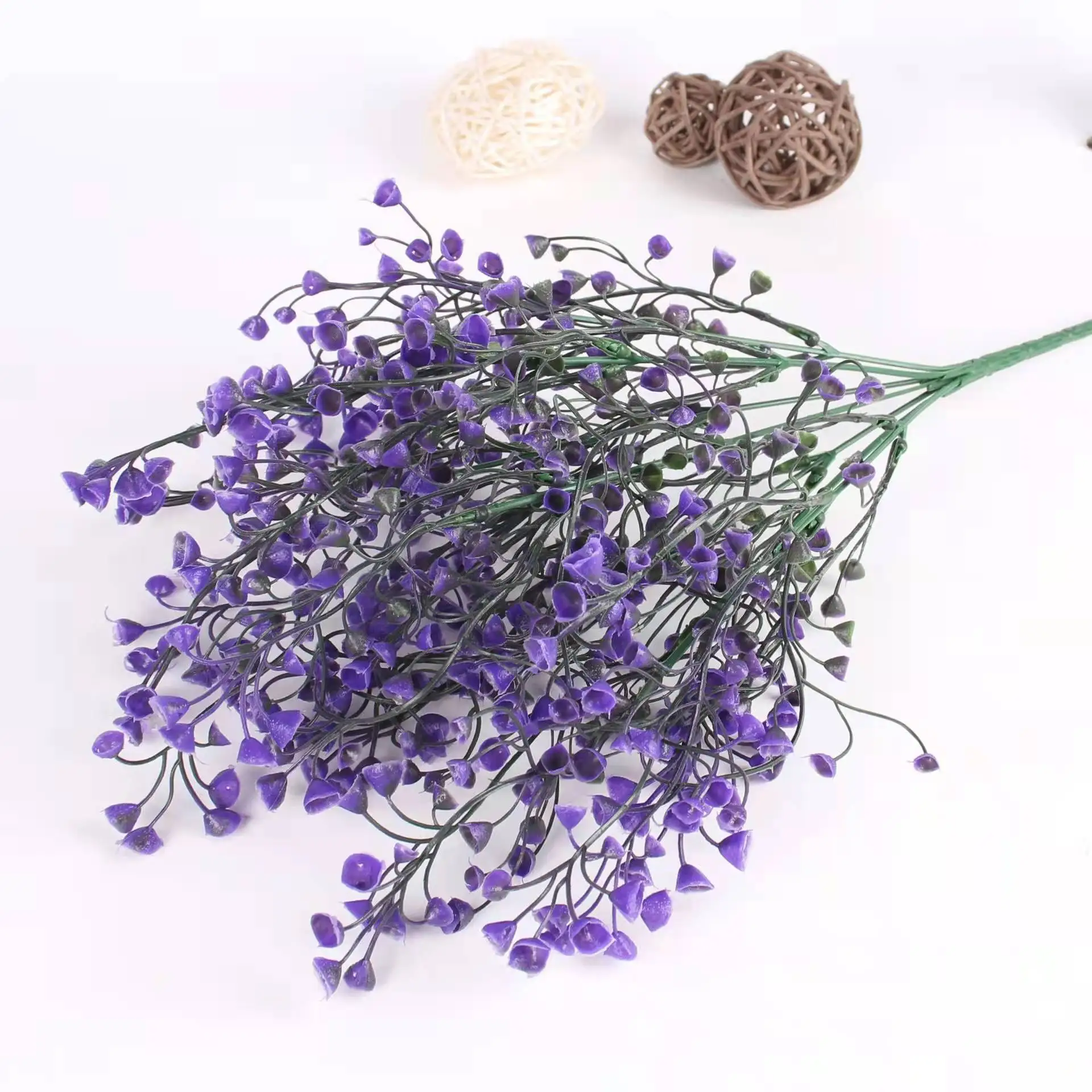 Искусственный цветок пластиковый замечательная ива украшение для дома и