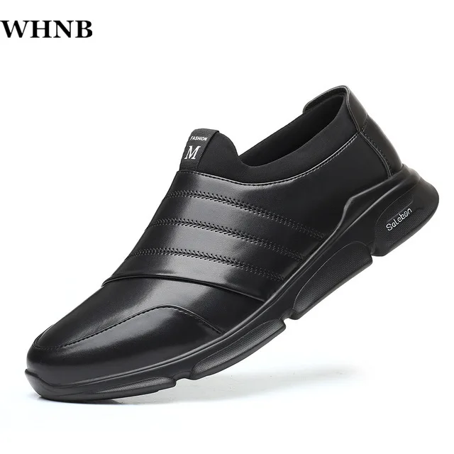 

Men's large size fashion PU leather shoes casual shoes cover foot single shoes slip on shoes cross-border trend Loafers H584