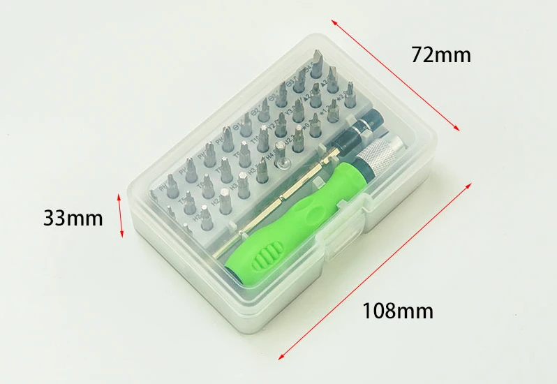 Набор прецизионных отверток 32 в 1 набор инструментов для ремонта и открытия