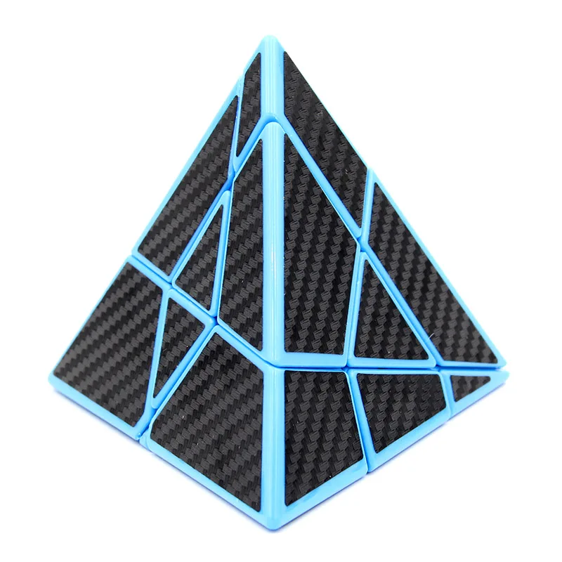 

Original High Quality LeFun Ghost 3x3x3 Pyramid Magic Cube 3x3 Carbon Fiber Sticker Wisdom Speed Puzzle Toys Gifts