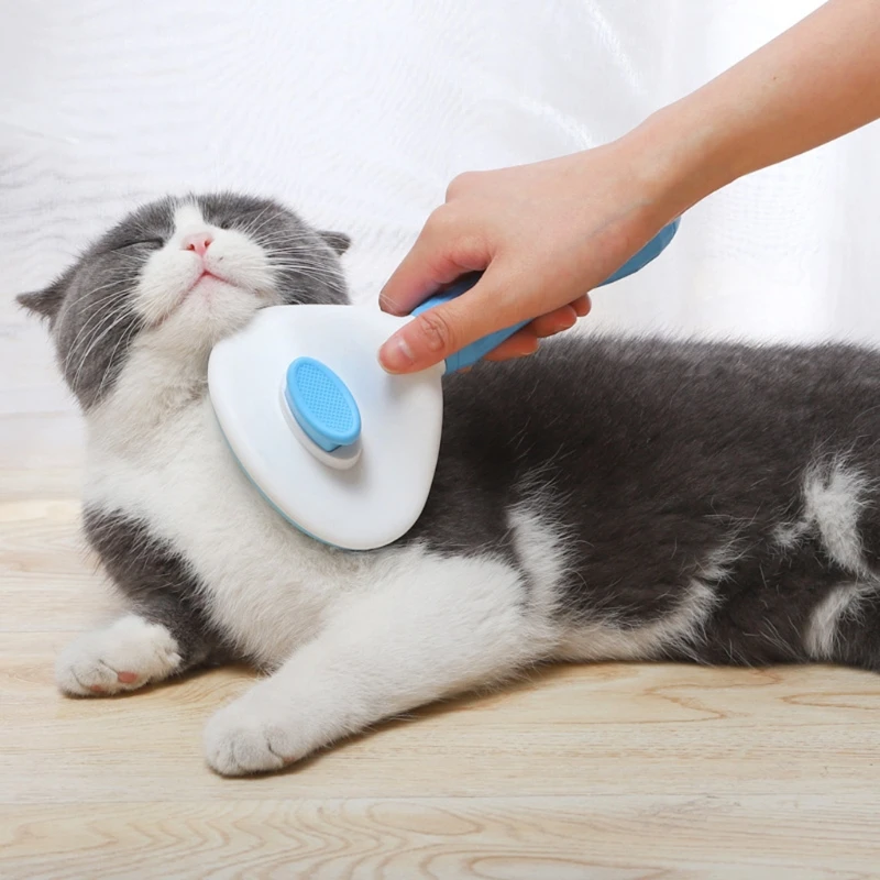 

Stainless Steel Pet Comb Pet Floating Hair Removal Deshedding Tool Durable Comb