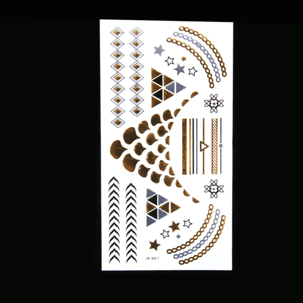 10x20 3 шт Вечерние diy набор для макияжа лето океан тема Временные татуировки