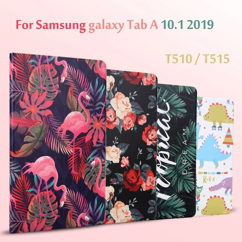 Модный чехол paintin для Samsung Galaxy Tab A 10 1 2019 T510 T515 SM / планшета|Чехлы планшетов и