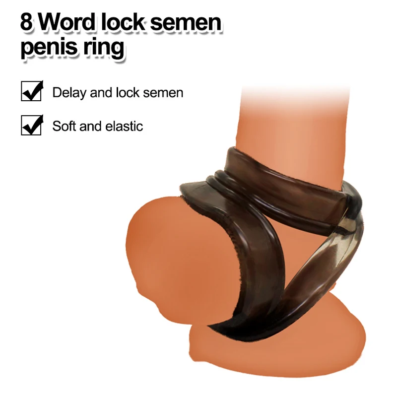 Мужское кольцо для пениса члена Мужской мастурбатор стимулятор массажа простаты