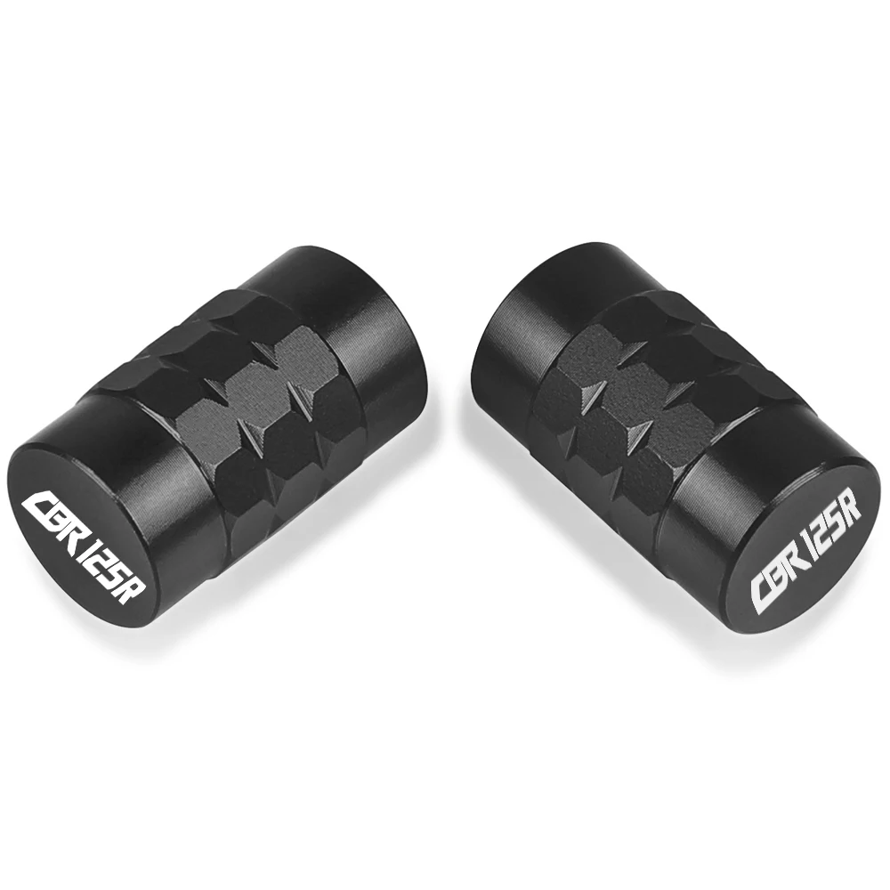 

with Logo "CBR125R" For HONDA CBR125R Moto Accessorie Wheel Tire Valve stem caps Cover Air Aluminum Alloy Valve Caps Stem Cover