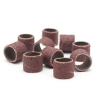 10 шт. 12,5 мм зернистость 80 # шлифовальные ленты + 3,17 мм оправка вращающийся инструмент сверла для ногтей A0KF