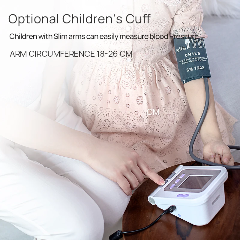 CONTEC08C Automatic Digital Blood Pressure Monitor BP Sphygmomanometer Heart Beat Rate Pulse Meter Large Screen |