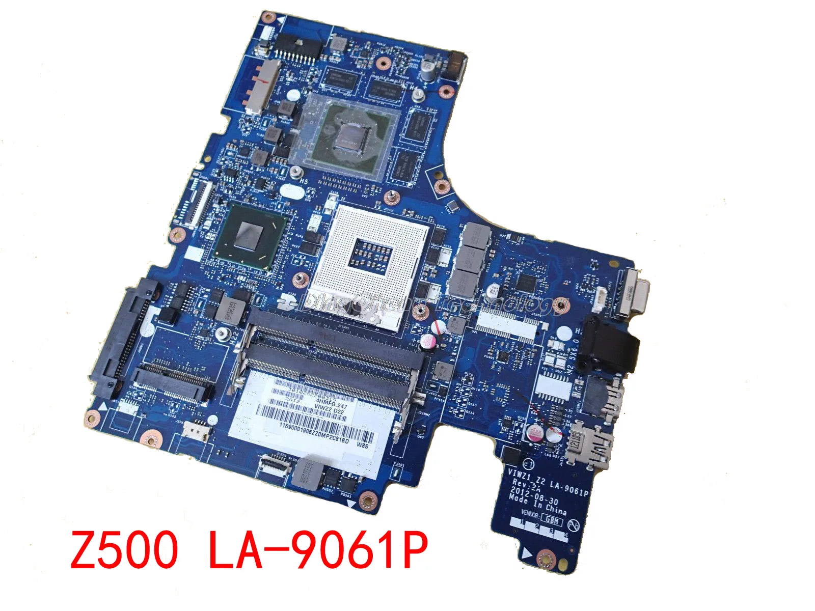 

Laptop Motherboard/mainboard for Lenovo Z500 LA-9061P 11S90002112 VIWZ1 D84 non-integrated DDR3 100% tested Fully