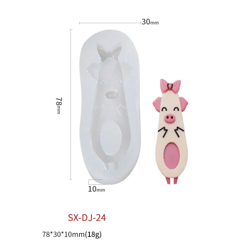 Мультфильм животных Шоколадный силиконовые формы динозавра щенка для украшения