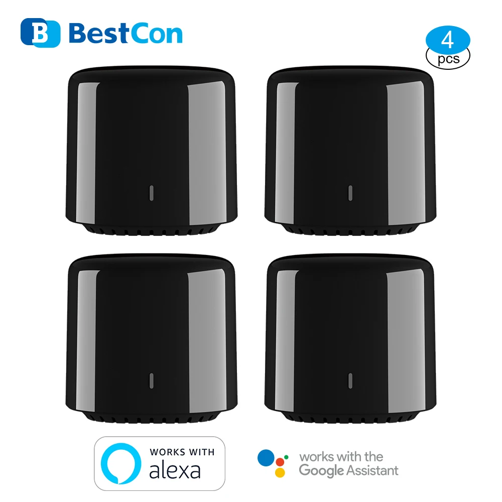 ИК пульт дистанционного управления Broadlink BestCon RM4C WiFi совместим с Alexa amazon Google Assistant