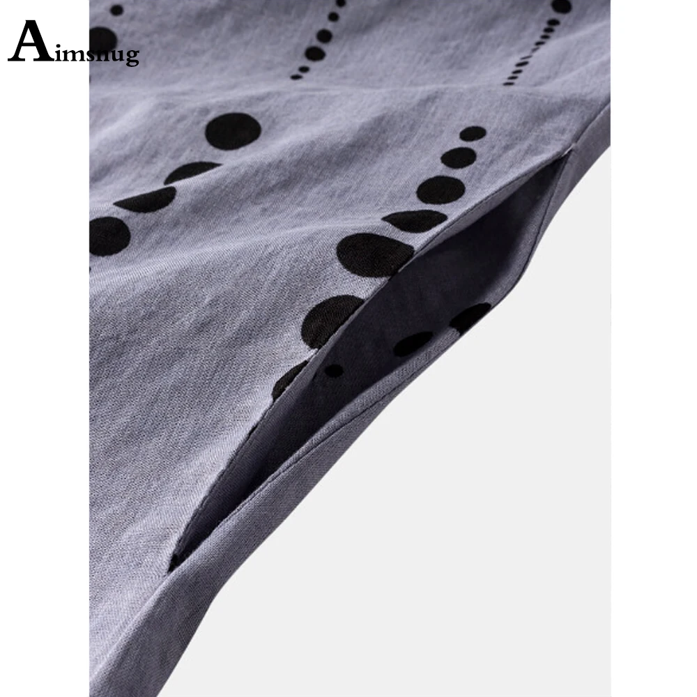 

Vintage 2021 Summer Ladies Elegant Round Neck Mid-Calf Dress New Patchwork Linen Dresses Plus size 3XL Women Loose Vest Dress