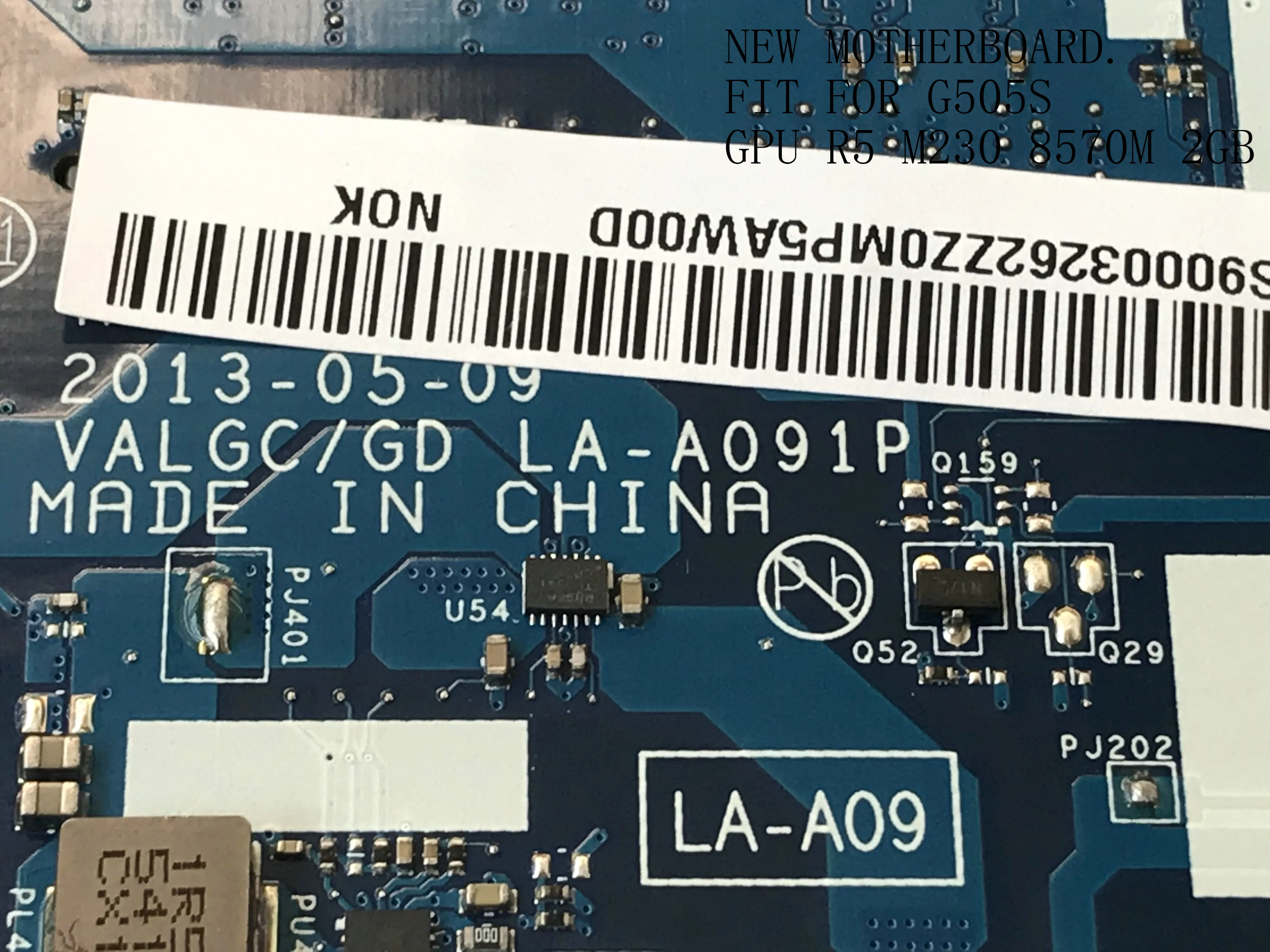 KEFU STOCK новый VALGC/GD LA A091P для материнской платы ноутбука Lenovo G505S R5 230 8570
