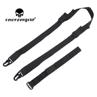emersongear p90 p9o black color gun sling two point tactical strap airsoft painball military hunting sling shoulder strap